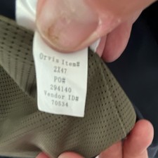 Orvis Men's Navy Solid Blazer Jacket XL Lined Button Front Notch Collar