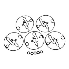 698781 Carburetor Float Bowl Gasket, Seals O-Ring Compatible with Nikki Troy-Bil