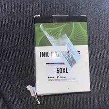 2 Pack 60XL Ink Cartridge Combo for HP DeskJet F4480 F4440 D2660 F4275 F4280 Let