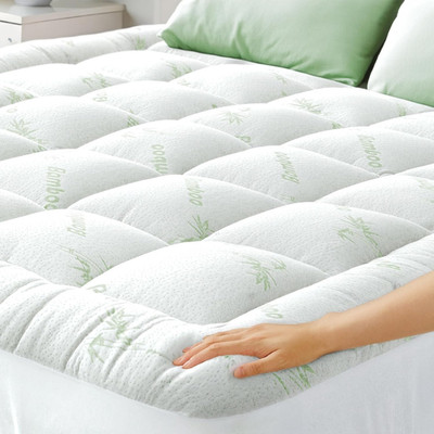 Ultra Soft Full Size Mattress Topper - Viscose Made from Bamboo Pillow Top Mattr