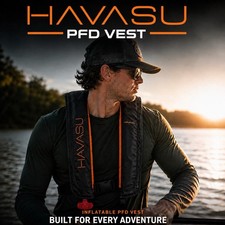 US Coast Guard Approved Inflatable PFD Automatic/Manual Life Jacket, Vest 24g