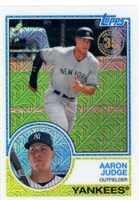 AARON JUDGE 2018 TOPPS SILVER PACK 1983 TOPPS DESIGN CHROME SERIES MOJO YANKEES