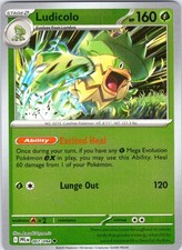 Ludicolo ME02: Phantasmal Flames 007/094 Reverse Holo Pokemon TCG LP