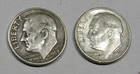 1963-P-D  Roosevelt Dime   2 COIN LOT  90% Silver - NR