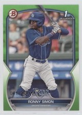 2023 Bowman Prospects Neon Green 46/399 Ronny Simon #BP-112 0o3x