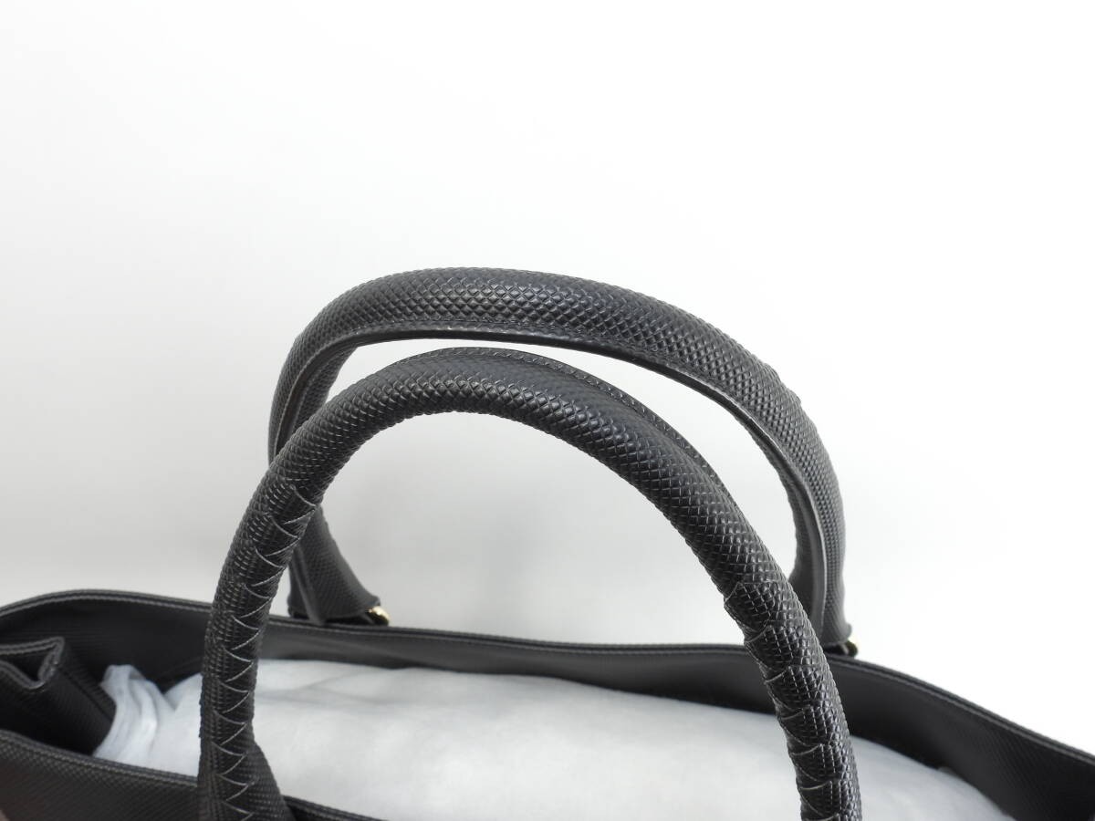 Bottega Veneta Marco Polo Tote Bag Black Business Men's Handbag thumbnail 2