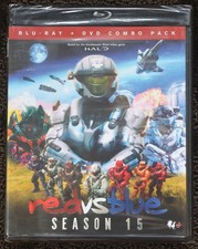 Red vs Blue Season 15 Blu-ray DVD Combo Pack Xbox Halo Rooster Teeth, New Sealed