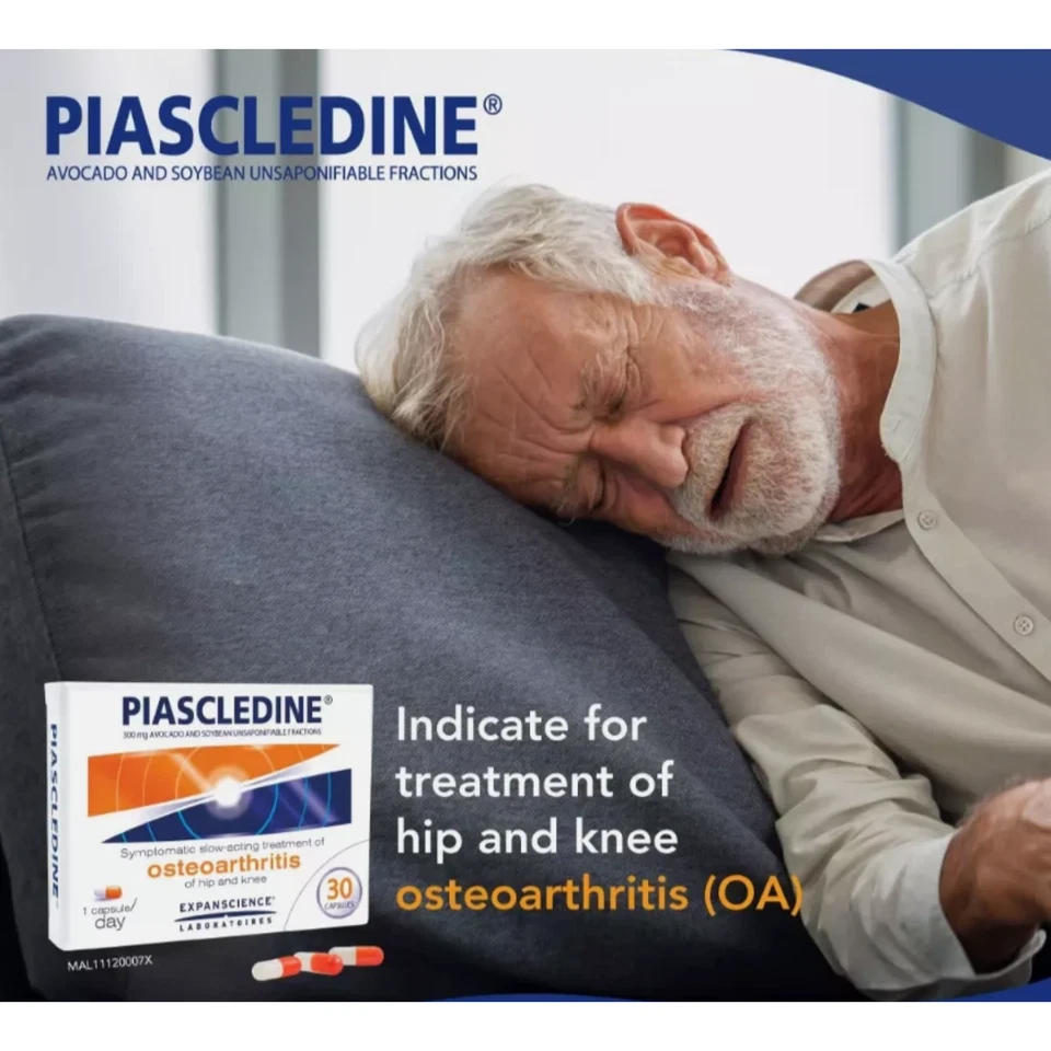 2X 30's Piascledine 300mg Cápsulas Anteoartritis Reumática Dolores Articulares Foto 3 de 4