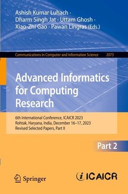 Ashish Kumar Luhach (u. a.) | Advanced Informatics for Computing Research | Buch