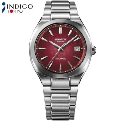 Casio Edifice EFK-200D-4AJF Automatic Red Dial 38mm Watch Sapphire Crystal