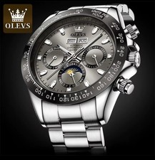 Herren Uhr Automatikuhr – Mechanische Armbanduhr,Wasserdicht, Chronograph Uhr