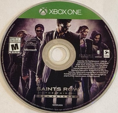 Saints Row The Third - Remastered (Xbox One) DISC ONLY | NO TRACKING | M3418