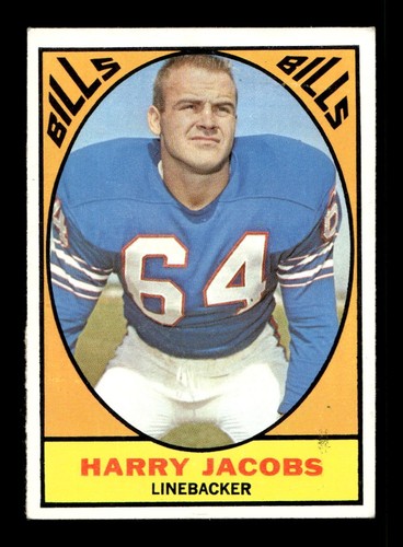Harry Jacobs #23 1967 Topps card