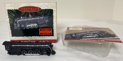 1996 Hallmark Keepsake 700E Hudson Steam Locomotive Lionel Christmas Tree Orname