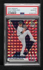 2021 Panini Mosaic FOTL Pink Swirl Prizm 1/10 Kyle Freeland PSA 10 GEM MT 0e2x