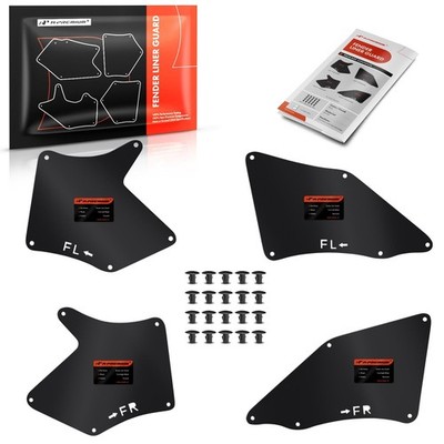 A-Premium Splash Guards Fender Liner Shields for Toyota Tacoma 2005-2020