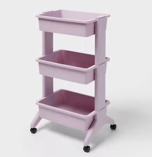 3 Tier Utility Cart Lavender -Brightroom
