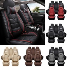 For Toyota Tacoma Crew Cab 4-door Leather Car Seat Covers Full Set Front Rear