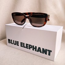 Discontinued Blue Elephant Stan Leopard Tortoiseshell Sunglasses, Korea