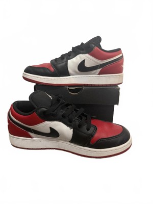 Nike Air Jordan 1 Low GS Bred Toe