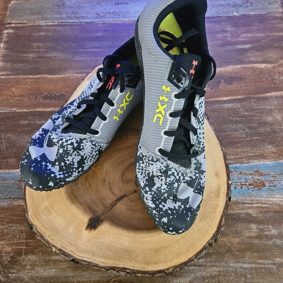 Zapatos Under Armour Brigade Cross Country para correr con clavos 1295740-100 para hombre talla 12 Foto 4 de 4