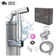 Handheld Bidet Sprayer with Adjustable Pressure - Stainless Steel Luxury