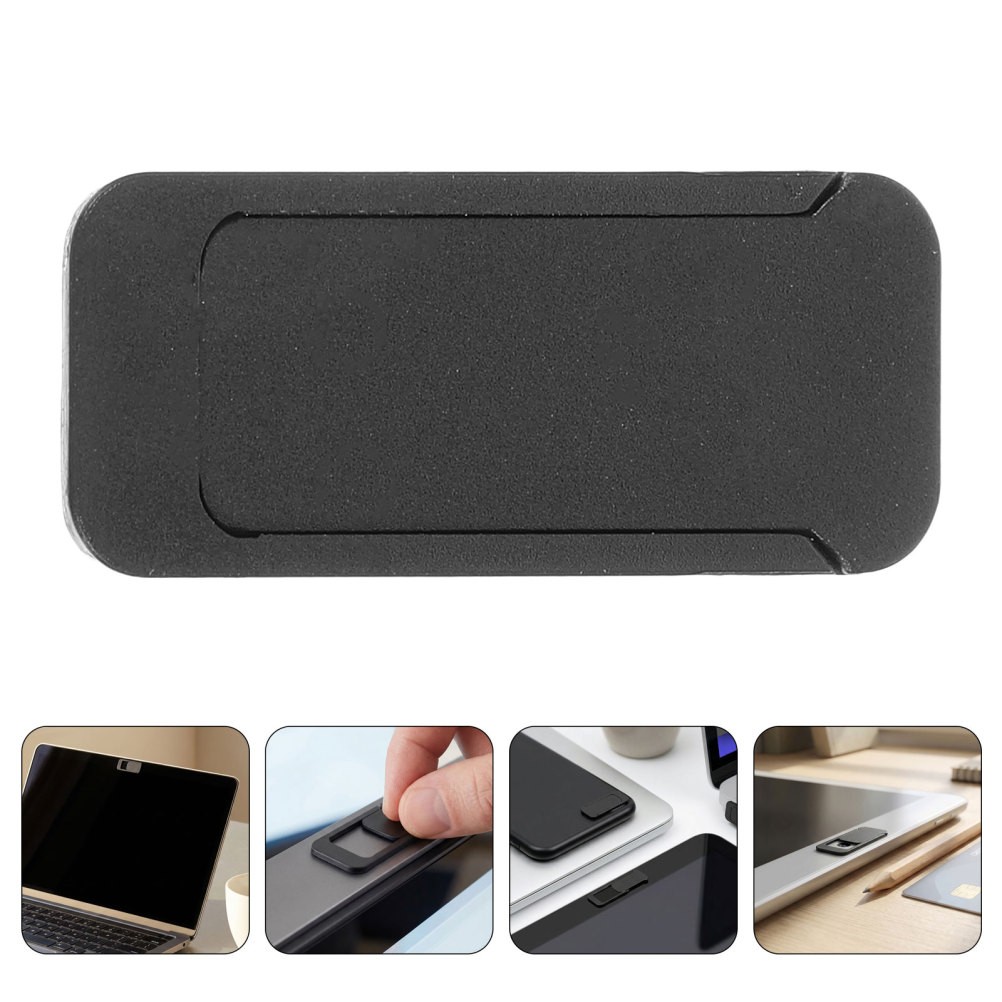 10Pcs Durable ABS Laptop Webcam Covers Black Privacy Lens Protector