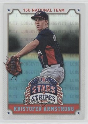 2015 Panini Stars and Stripes Longevity Holofoil 50/99 Kristofer Armstrong 2j2