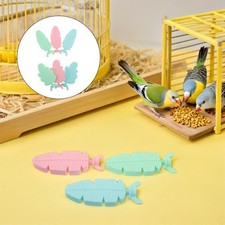 6 Pcs Parrot Claw Grinding Pole Budgie Cage Accessories Bird Perch Stand Toy