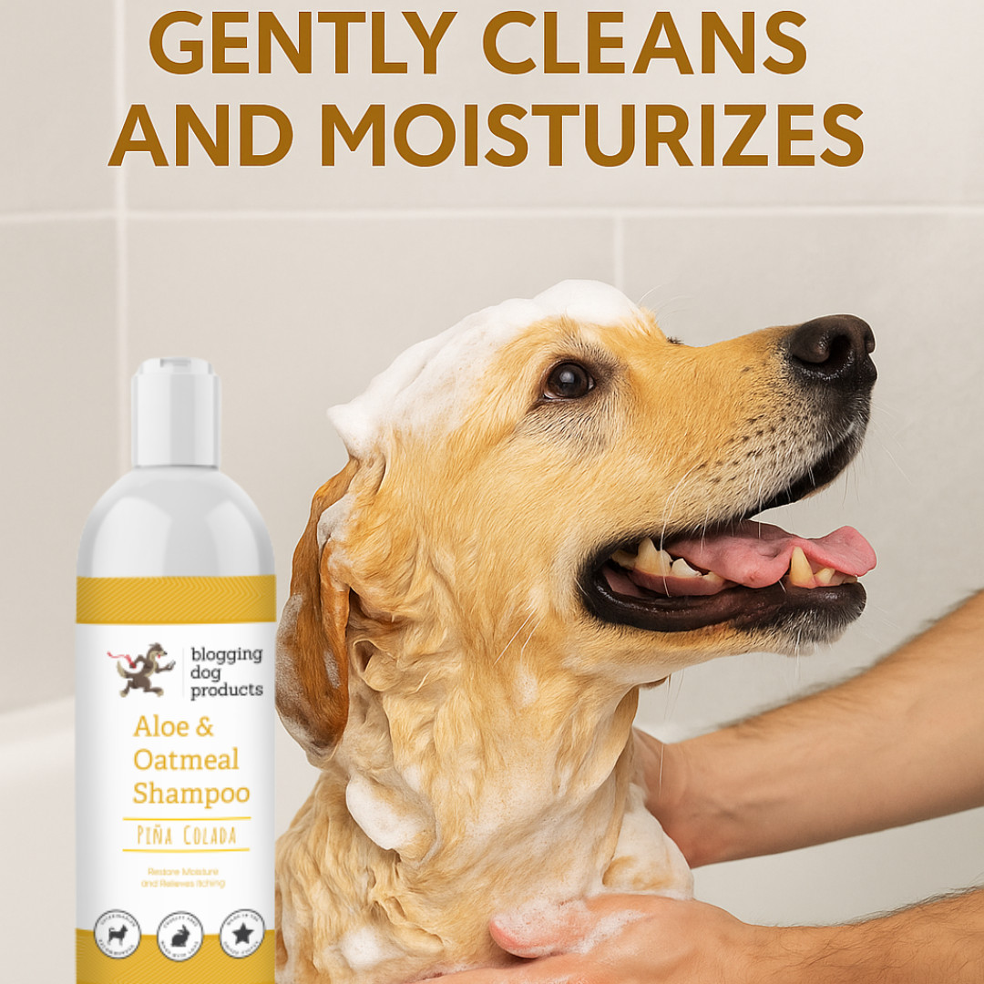 Dog Shampoo, Pina Colada Scent, Aloe and Oatmeal Itch Relief, Hypoallergenic Pet