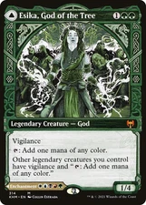 Esika, God of the Tree / Prismatic Bridge [Showcase] Kaldheim KHM #314 NM