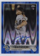 2022 Topps Chrome Rookie Blue RayWave Refractor 24/150 Max Kranick Auto 0bt4