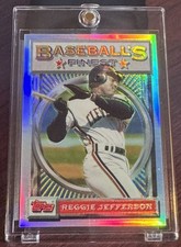 1993 Topps Finest Refractor #139 Reggie Jefferson Indians