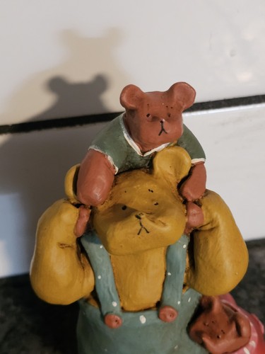 Annekabouke Bear & Me Teddy Gnomy Friends Standing Figure Handmade Dutch 90s Htf - Picture 2 of 8