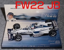 BMW Special Order 1 43 Williams BMW FW22 Button 2000 WILLIAMS
