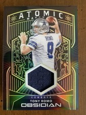 2020 PANINI OBSIDIAN Tony Romo Atomic Material Relic Patch /25 Dallas Cowboys