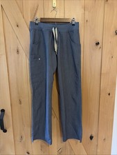FIGS Kade Cargo Scrub Pants Technical Collection Women's Small Denim