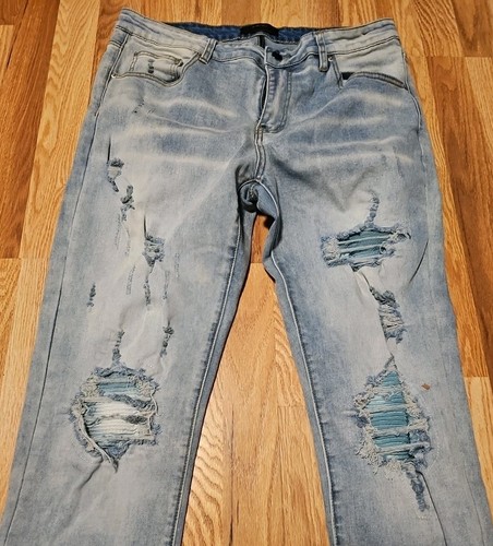 Amiri Herren Skinny Jeans blau Distressed Denim, Größe 36 - Bild 2 von 6