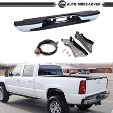 Chrome Rear Step Bumper Assembly For Chevy Silverado Gmc Sierra 1500 1999-2007 Chrome Rear Step Bumper Assembly For Chevy Silverado Gmc Sierra 1500 1999-2007