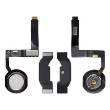 Home Button Flex Replacement For iPad Pro 9.7" A1674 A1673 A1675 - White Silver