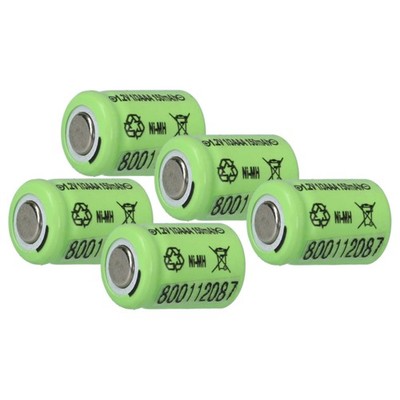 RC 5x Akkuzelle für 1/3AAA für Modellbau 150mAh 1,2V