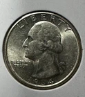 1934 US Washington SILVER Quarter! Choice Uncirculated Details! Old US Coin!