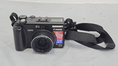 Canon PowerShot G5 5.0MP Digital Camera - No Battery 