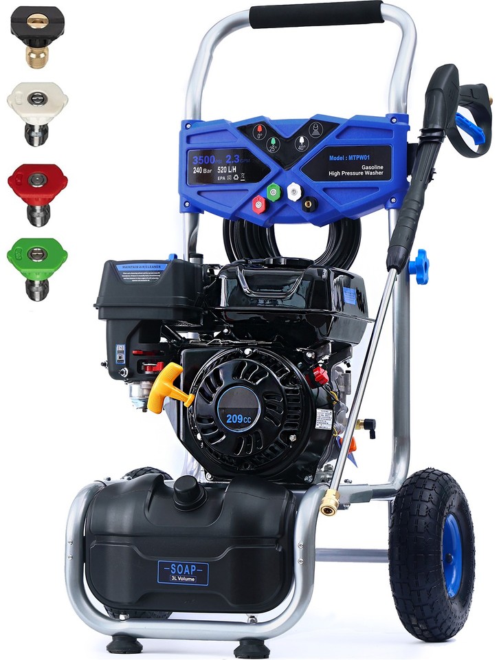Marcytop Powerhorse Gas Cold Water Pressure Washer 3500 PSI 2.3GPM ...