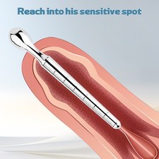 Stainless Steel Male Penis Plug Stretcher Devices Urethral Irritation Dilator