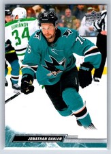 2022 Upper Deck #143 Jonathan Dahlen San Jose Sharks