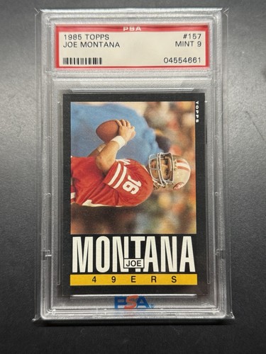 1985 Topps Joe Montana #157 PSA 9