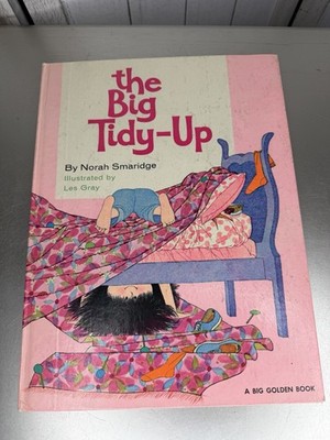 RARE! The Big Tidy-Up Norah Smaridge First edition 1970 Golden Book Excellent!