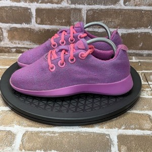 Allbirds Smallbirds Wool Runner Sneakers Bloom Pink Purple Girls Youth Size 3