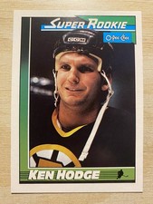 1991-92 O-Pee-Chee #5 Ken Hodge Boston Bruins Super Rookie OPC